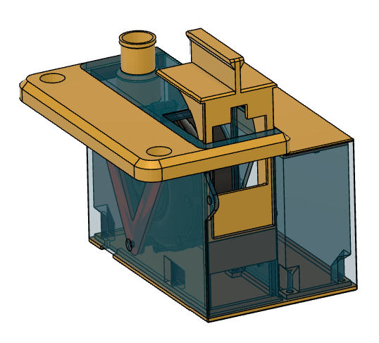 CPAP SwitchBlade air box for Rat Rig V-Core 3/3.1 printers 3D model