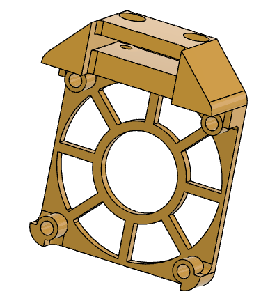 Gold Series Tie Fighter ADXL mount shroud by MFBS Design | Download ...