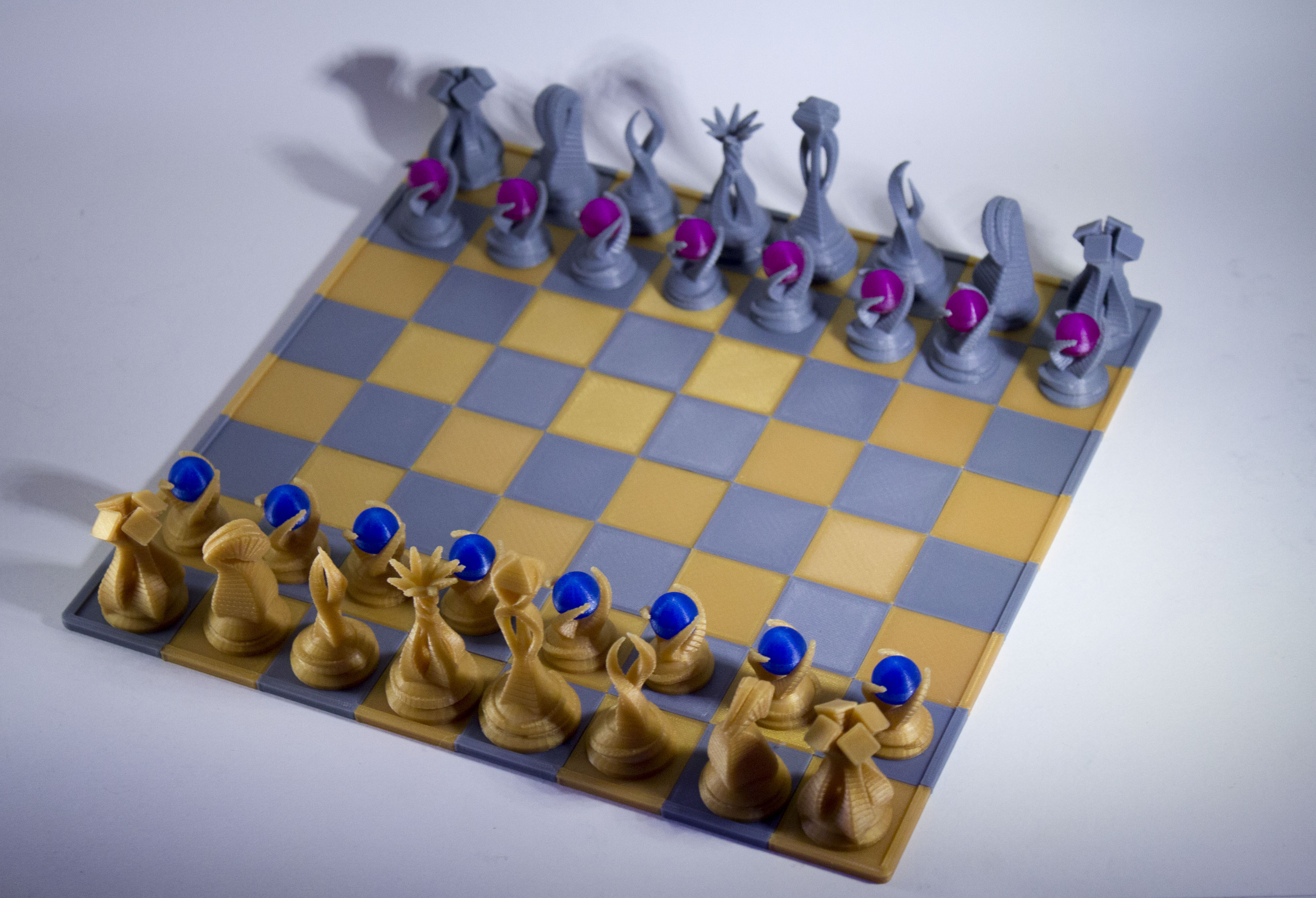Miniatura 2 do modelo 3D Customizable Chessboard/Gameboard/Checkerboard