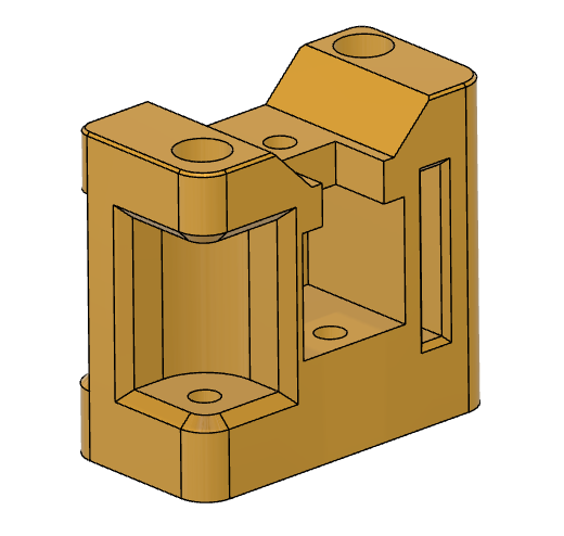 Gold Series XY joiners with clamping mod for Rat Rig V-Core 3/3.1 printers.