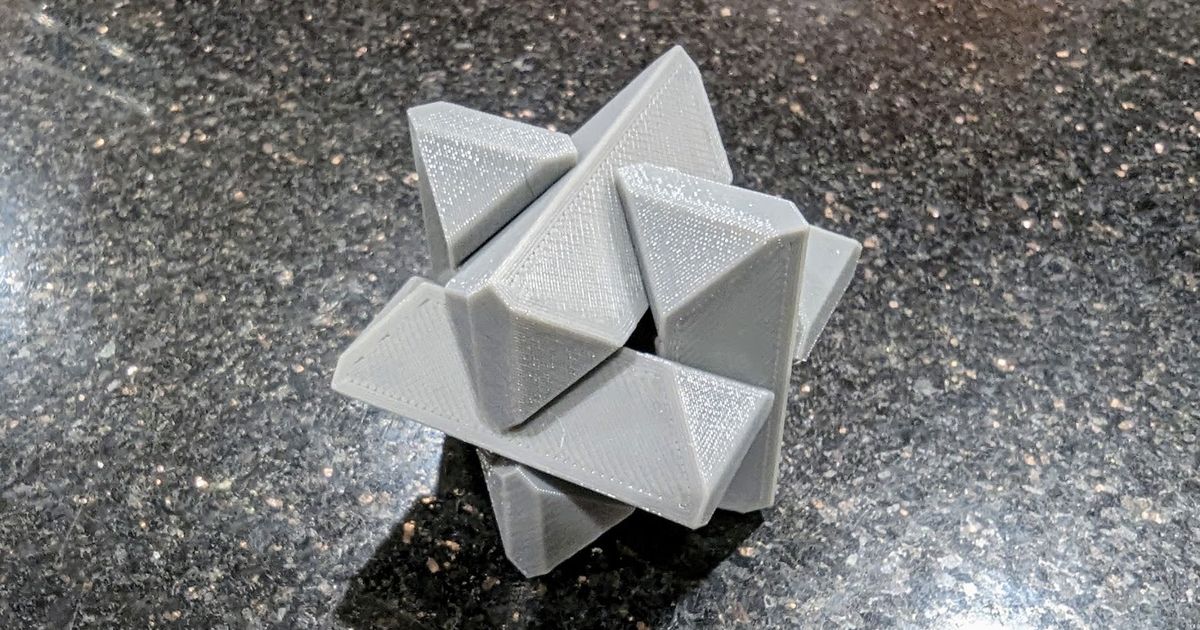 Star Puzzle by ahaque Download free STL model
