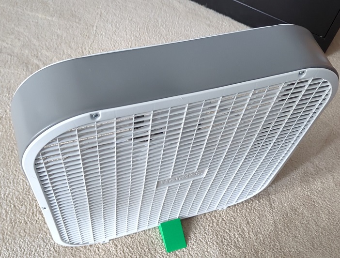 Box fan holder by Dan M. | Download free STL model | Printables.com