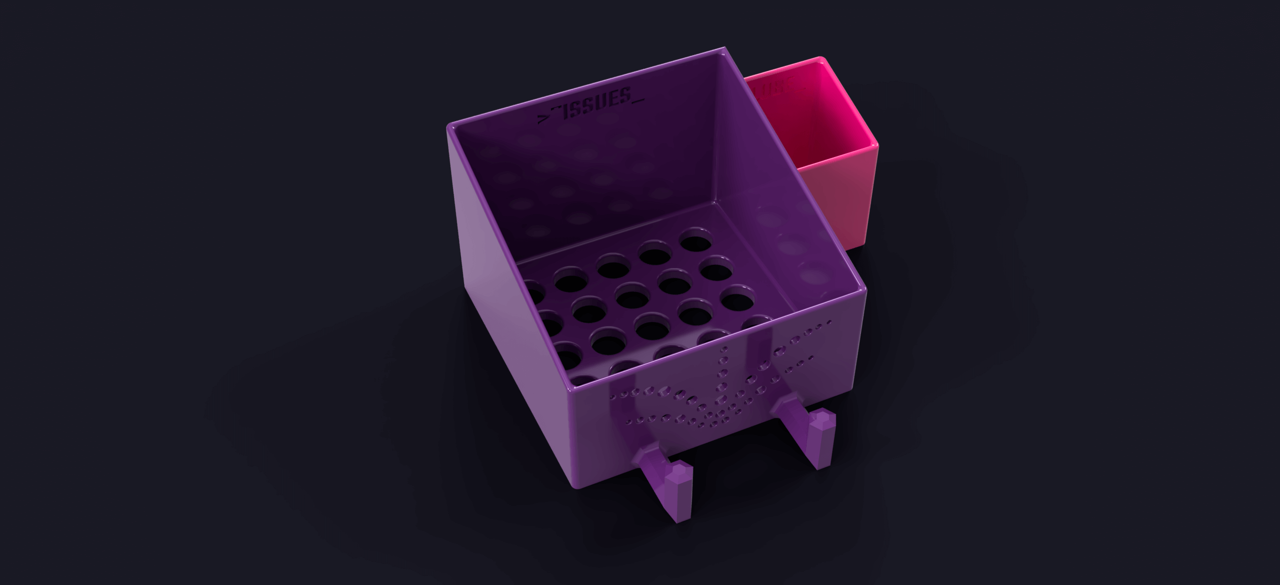 Qube 500 - Tissues and Lube Holder