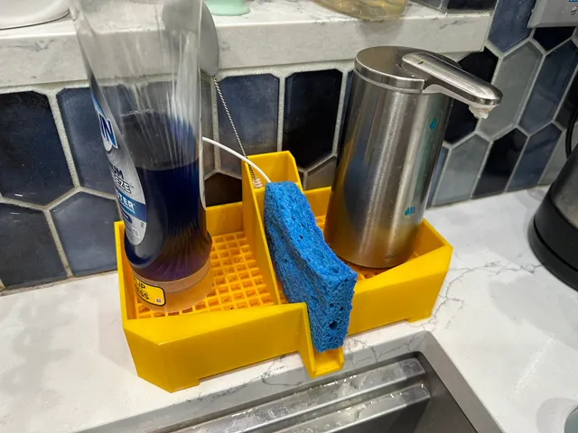 Kitchen Sink Sponge and Soap Holder