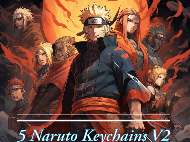 Naruto keychain V2! 5 different characters! Follow Please!