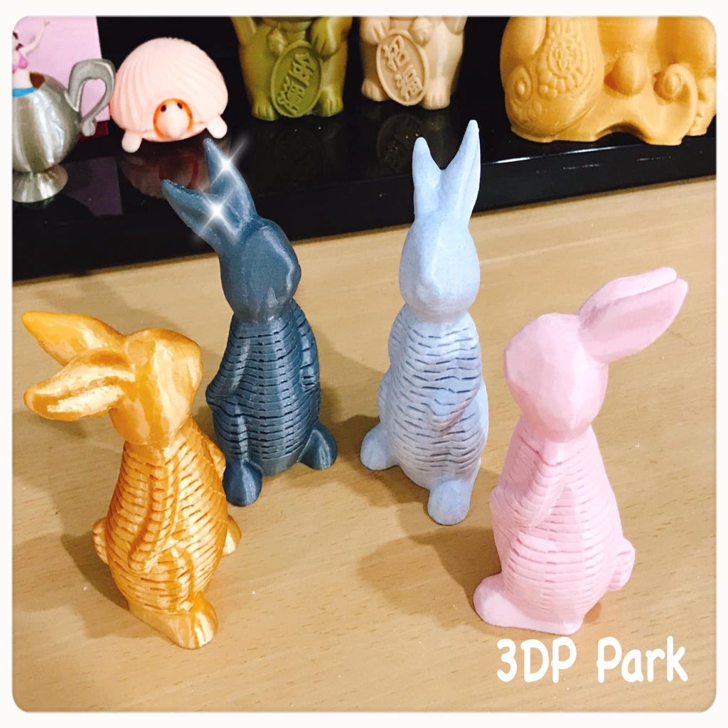 Miniatura 3 do modelo 3D Springy Rabbit
