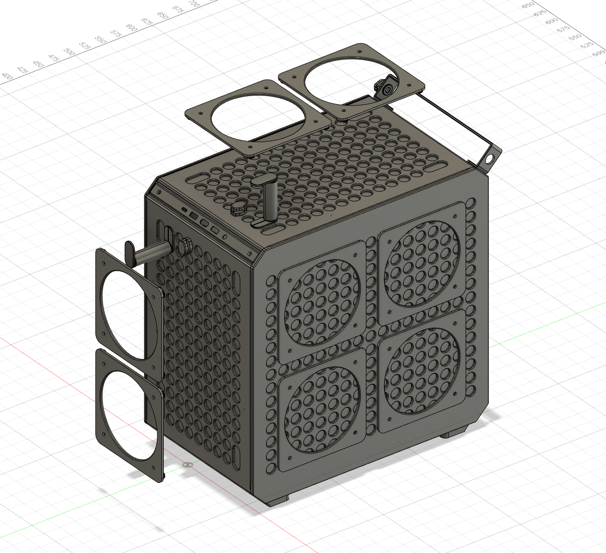 QUBE 500 120mm fan holder