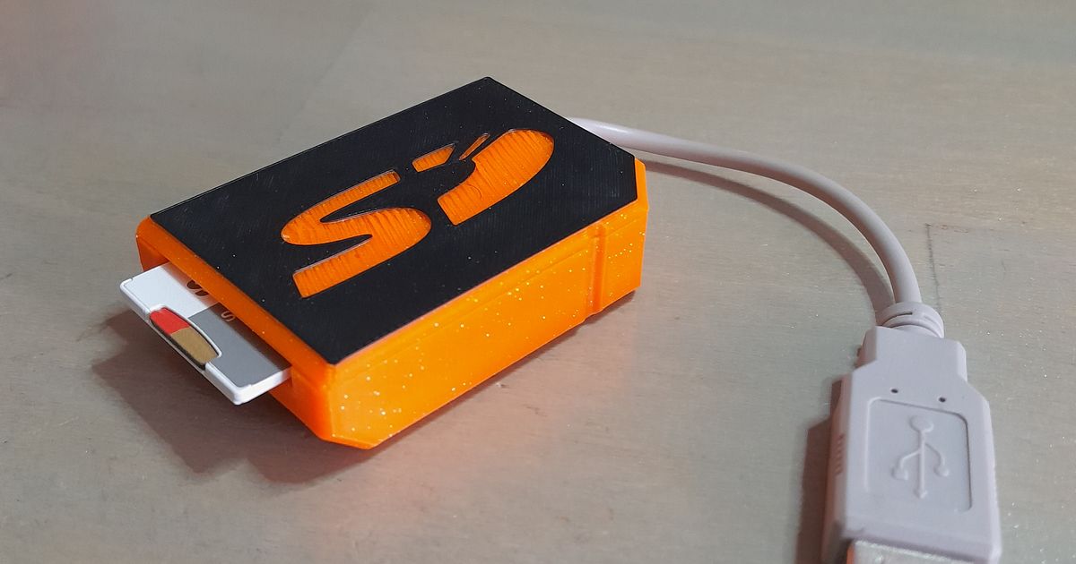 Recycle Lenovo desktop SD Card reader by fbeauKmi Download free STL model