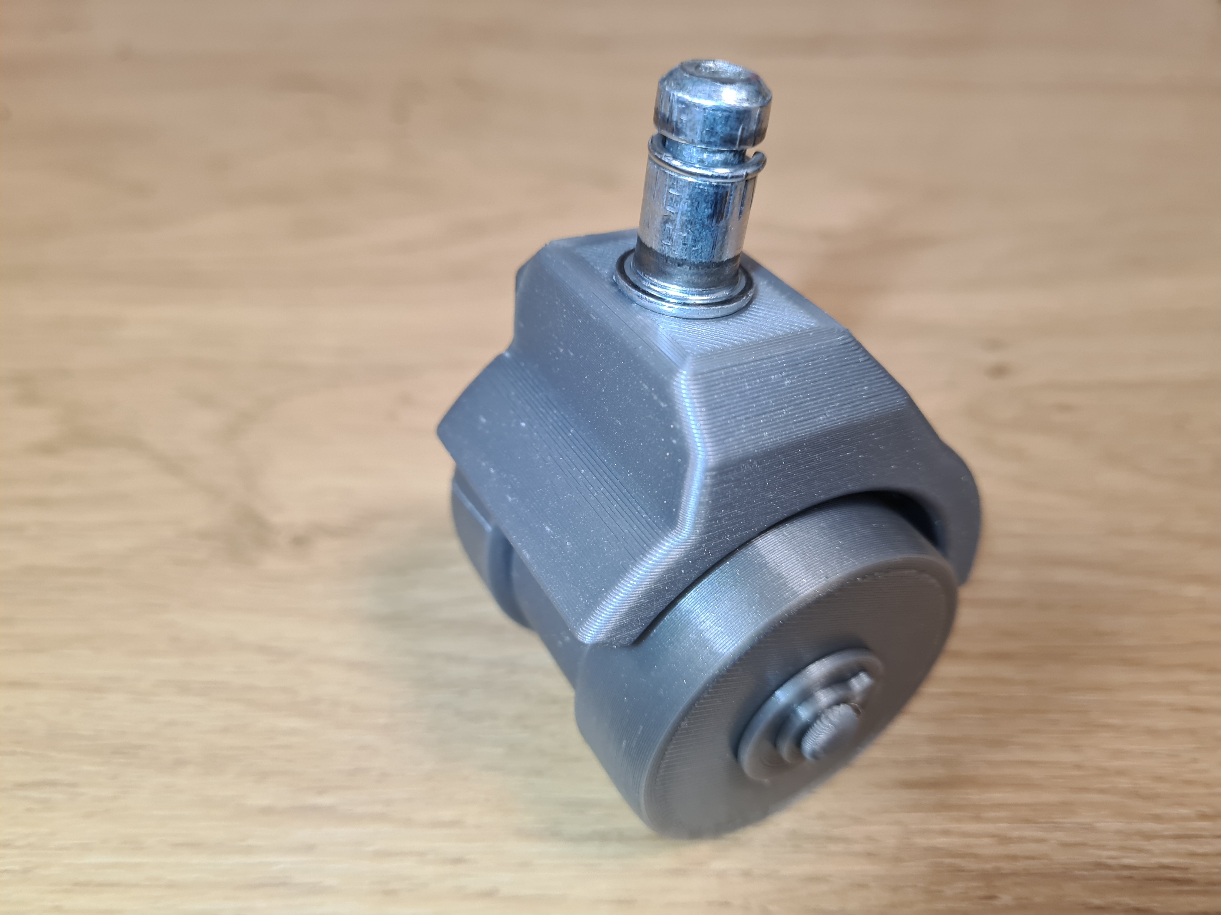 Rolling Caster (Chair sparepart) by Wilko_SLO Download free STL model