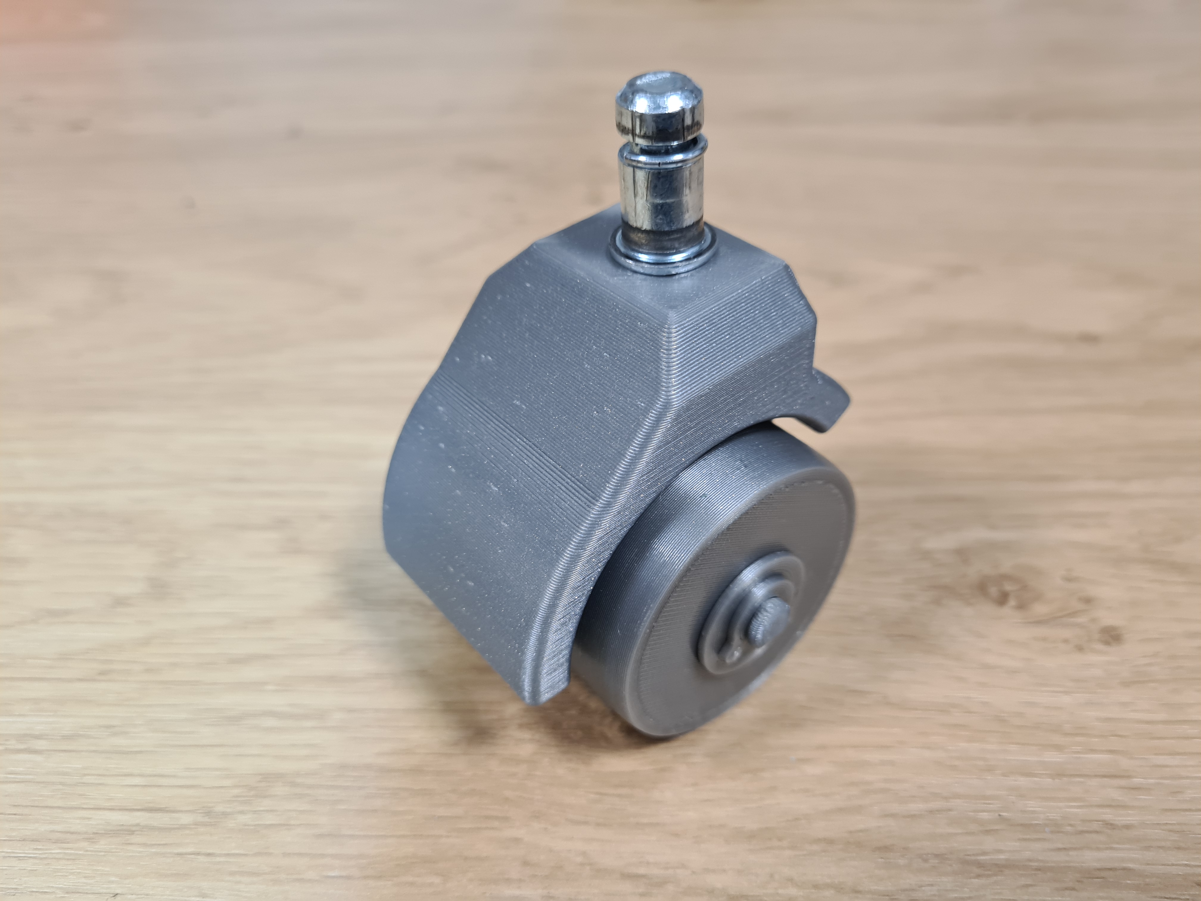 Rolling Caster (Chair sparepart) by Wilko_SLO Download free STL model