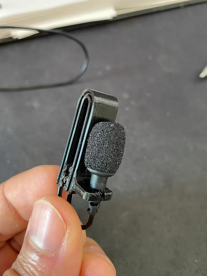 T shirt clip for Rode Lavalier Mic by Nordfpv Download free STL