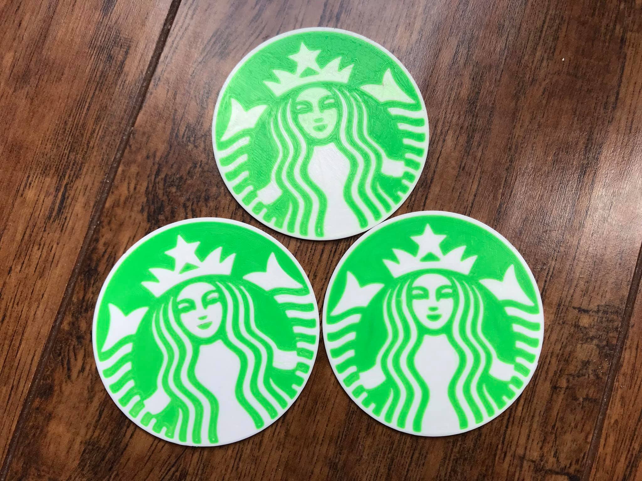Starbucks Logo(1 nozzle 2 colors)