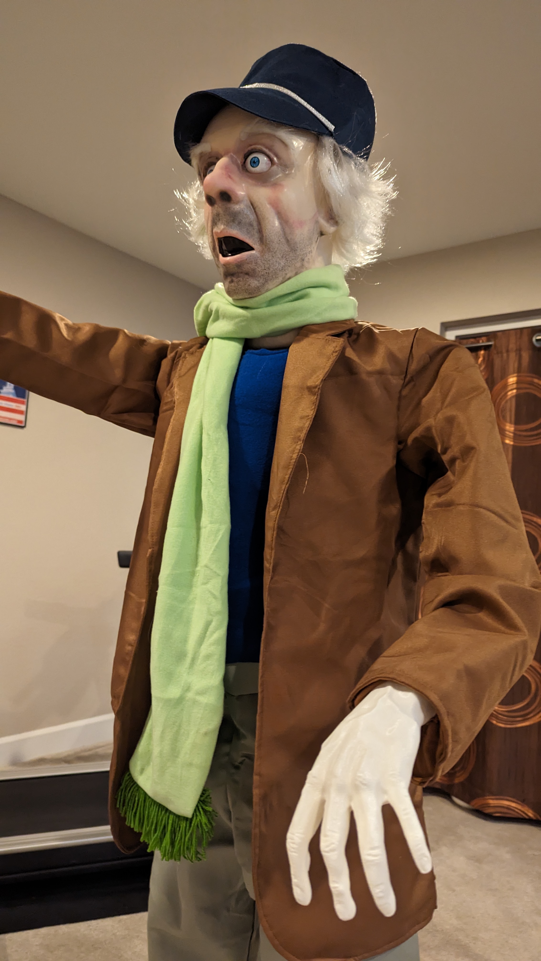 Lowes Haunted Mansion Caretaker improved left hand
