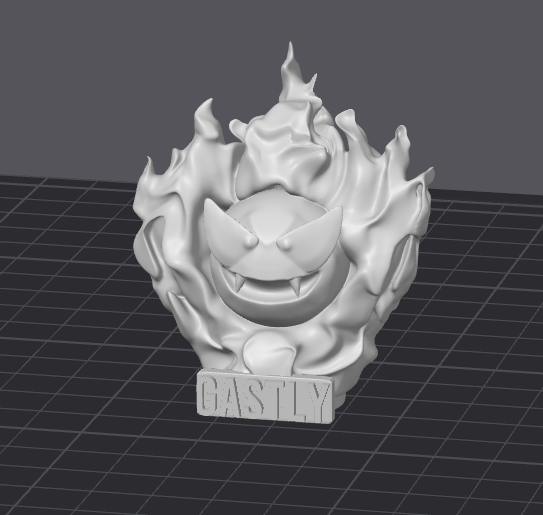Miniatura 2 do modelo 3D Gastly
