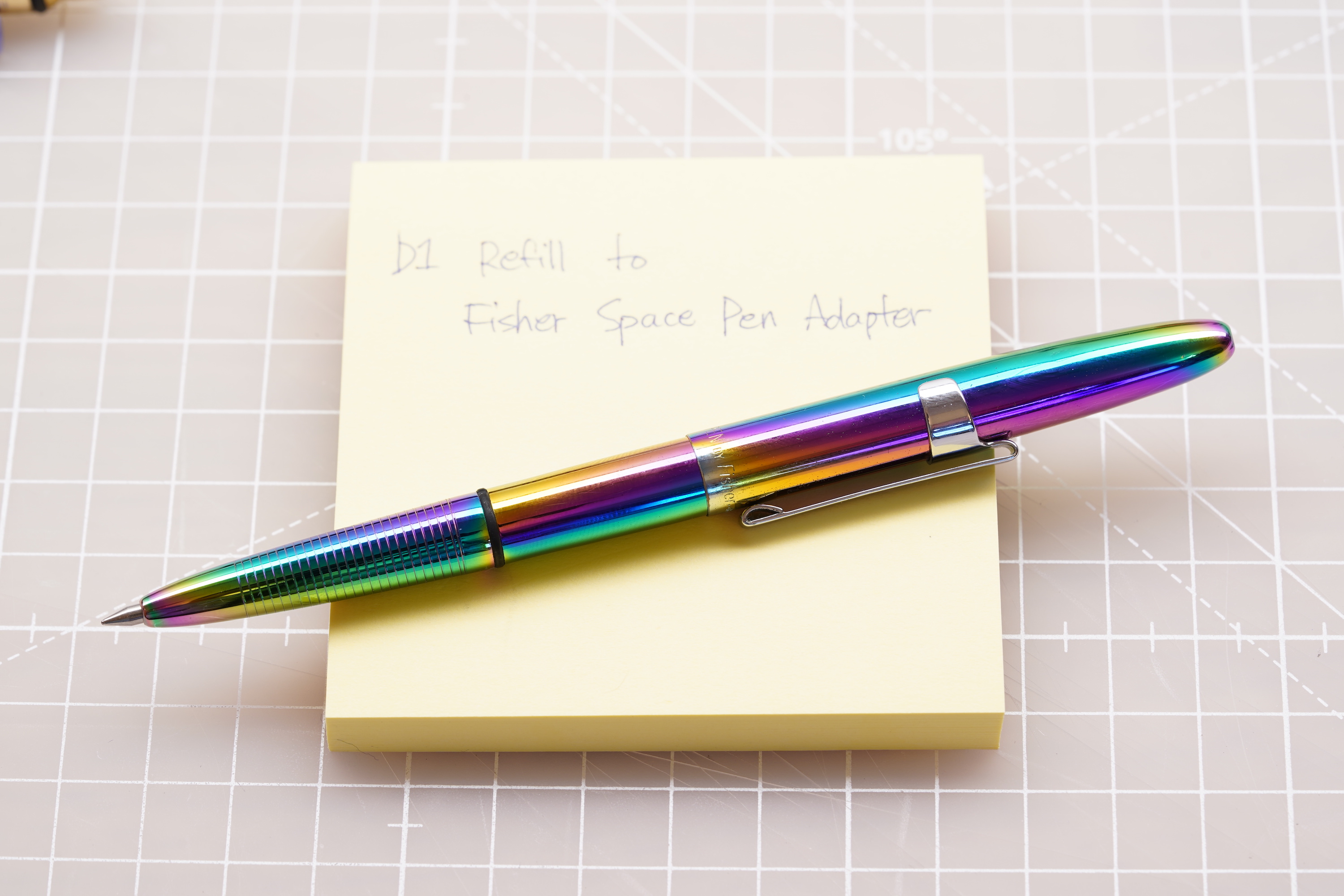 D1 Refill to Fisher Space Pen Adapter by serialx Download free STL