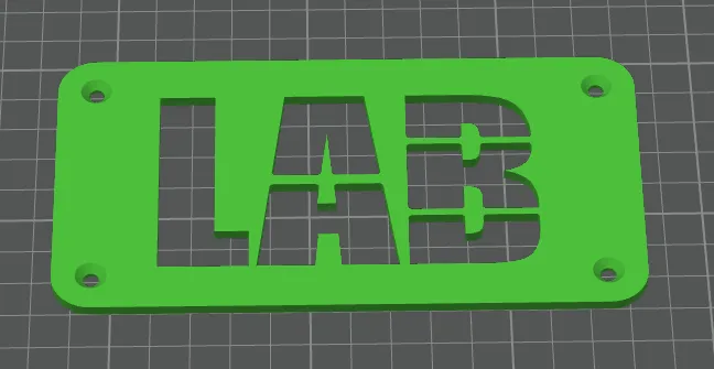 targa per laboratorio by 3Ddavi | Download free STL model | Printables.com