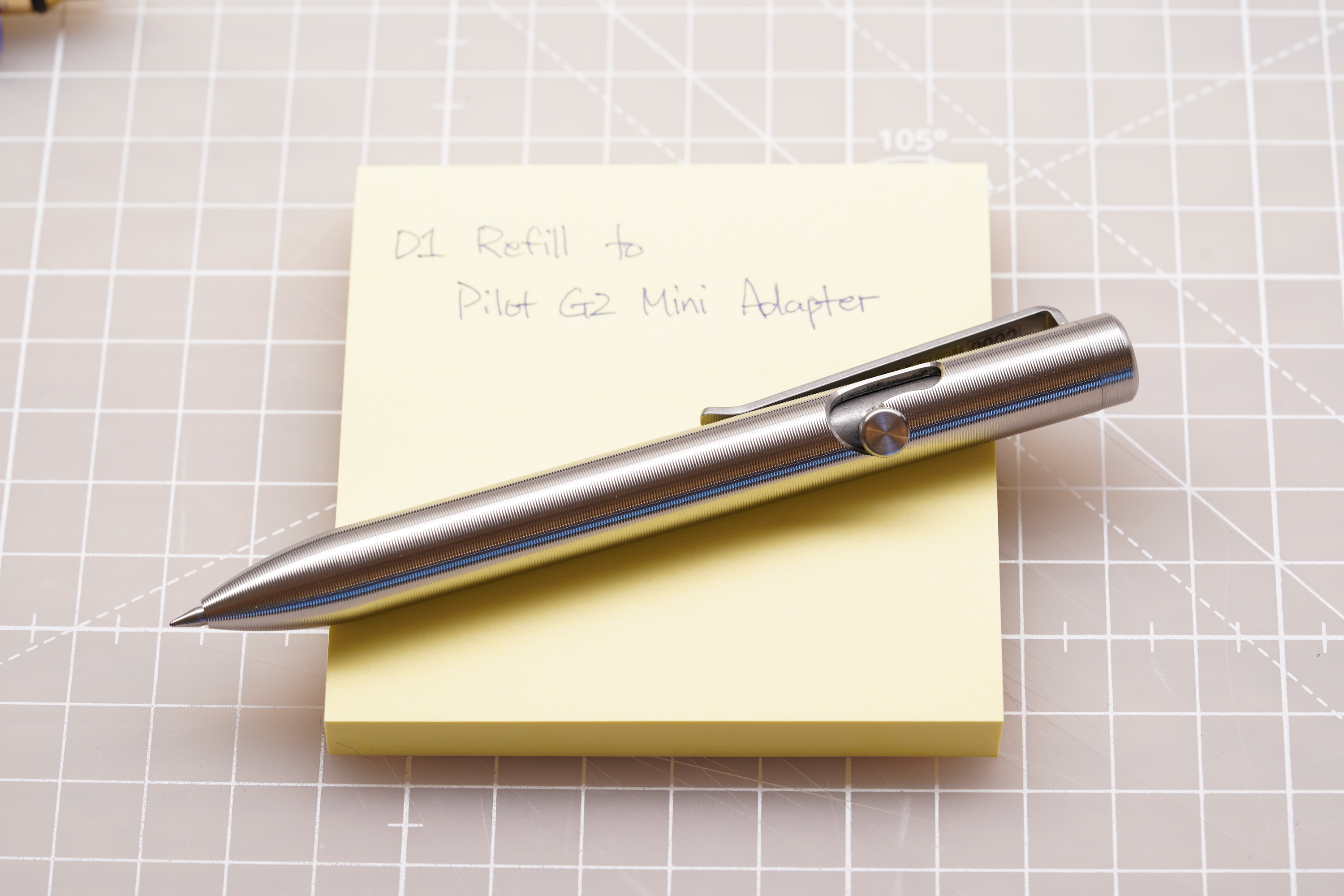 D1 Refill to Pilot G2 Mini (Tactile Turn Mini) Adapter