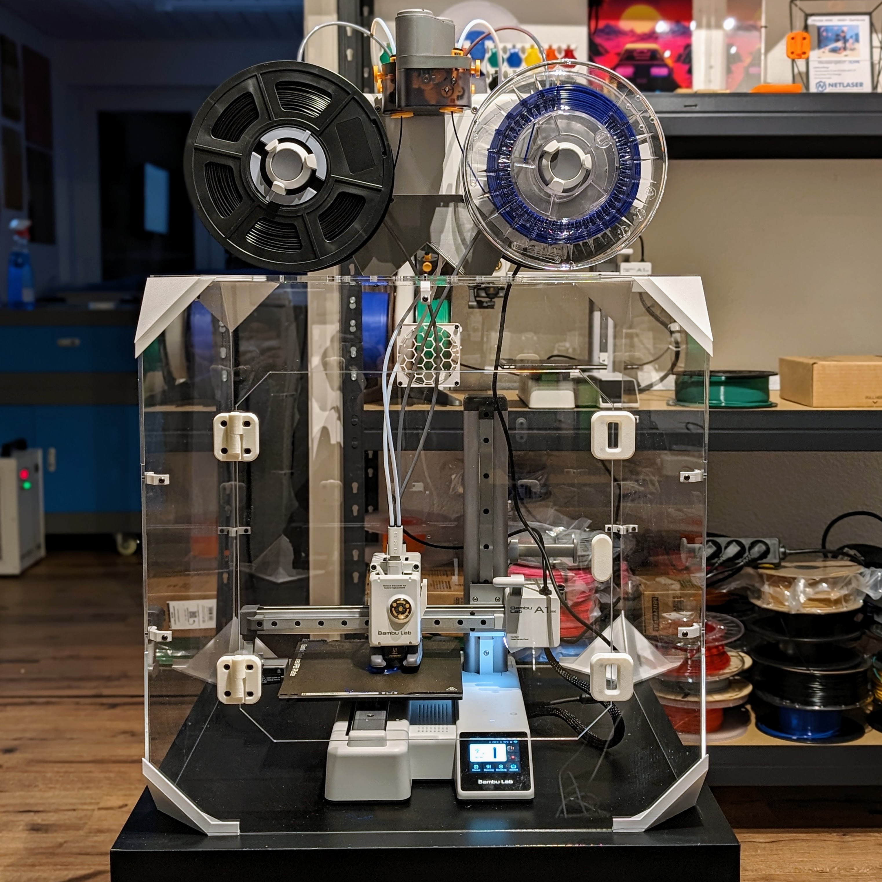 Bambu Lab A1 MINI Enclosure By Fabian Haensch Download Free STL Model 
