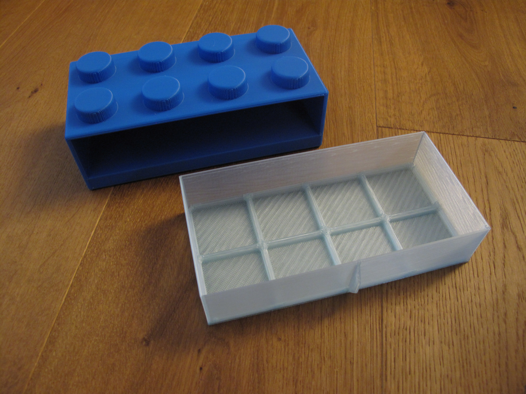 Miniatura 5 do modelo 3D stackable gridfinity lego brick drawer