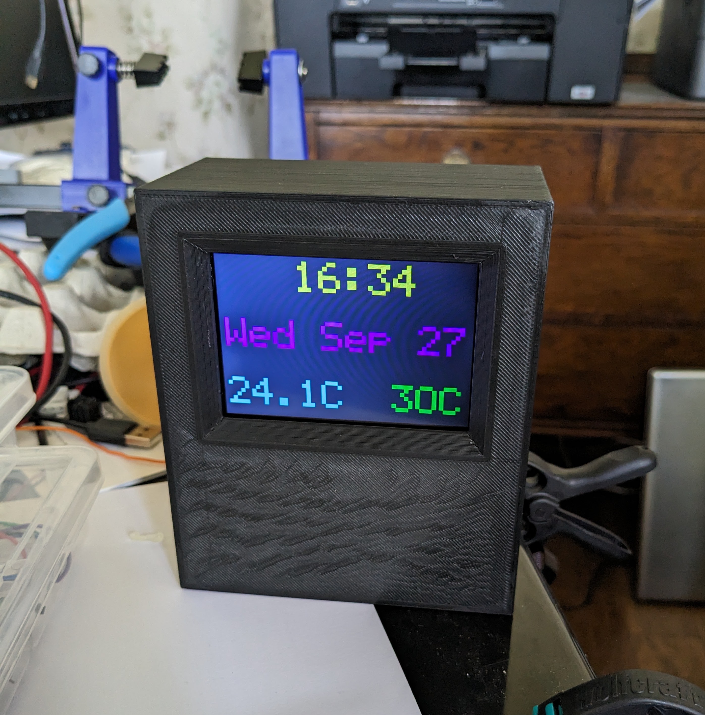 Desktop case for PicowTFTPanel