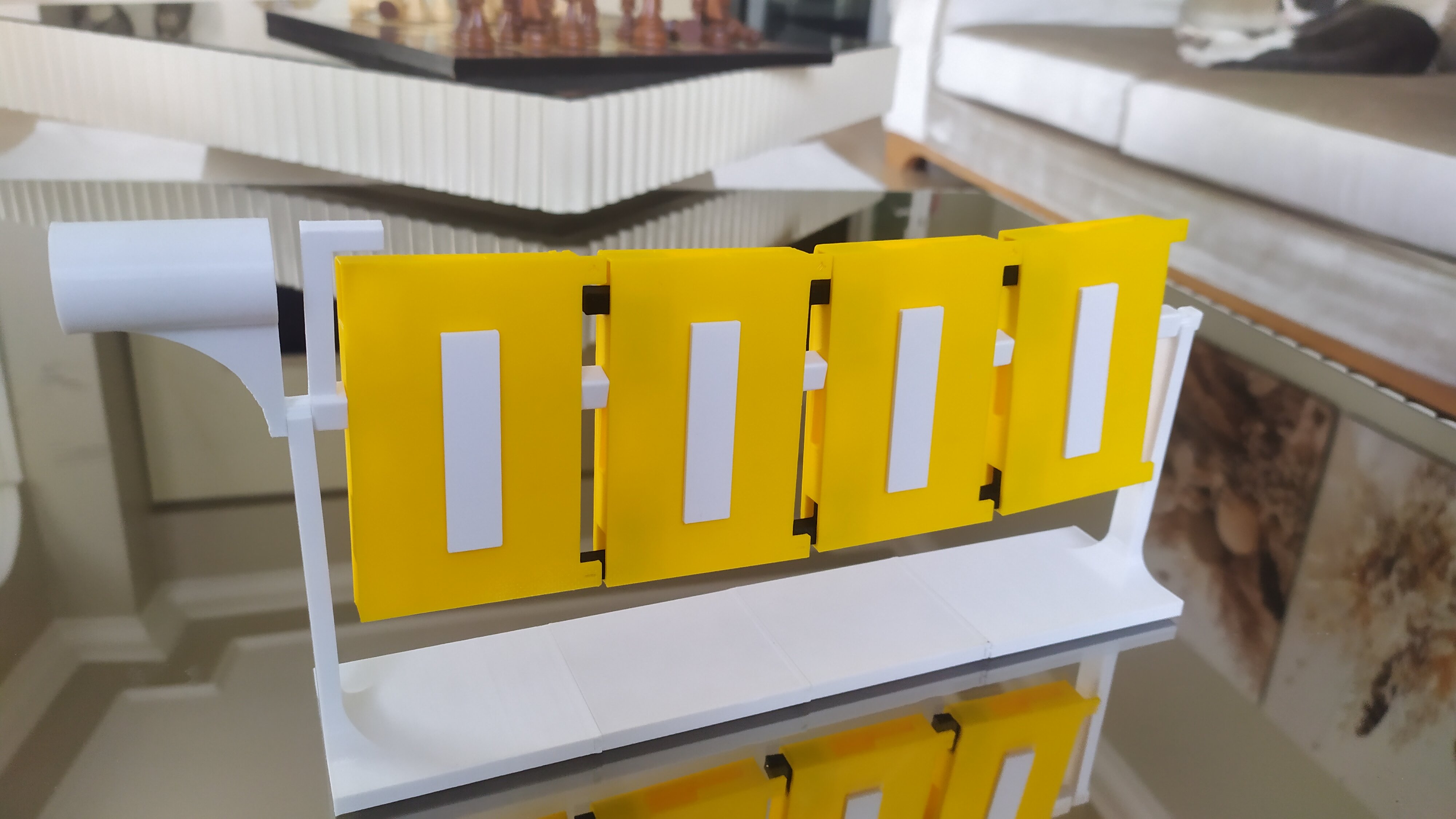 Miniatura 4 do modelo 3D Bidirectional Mechanical Binary Counter (Modular)
