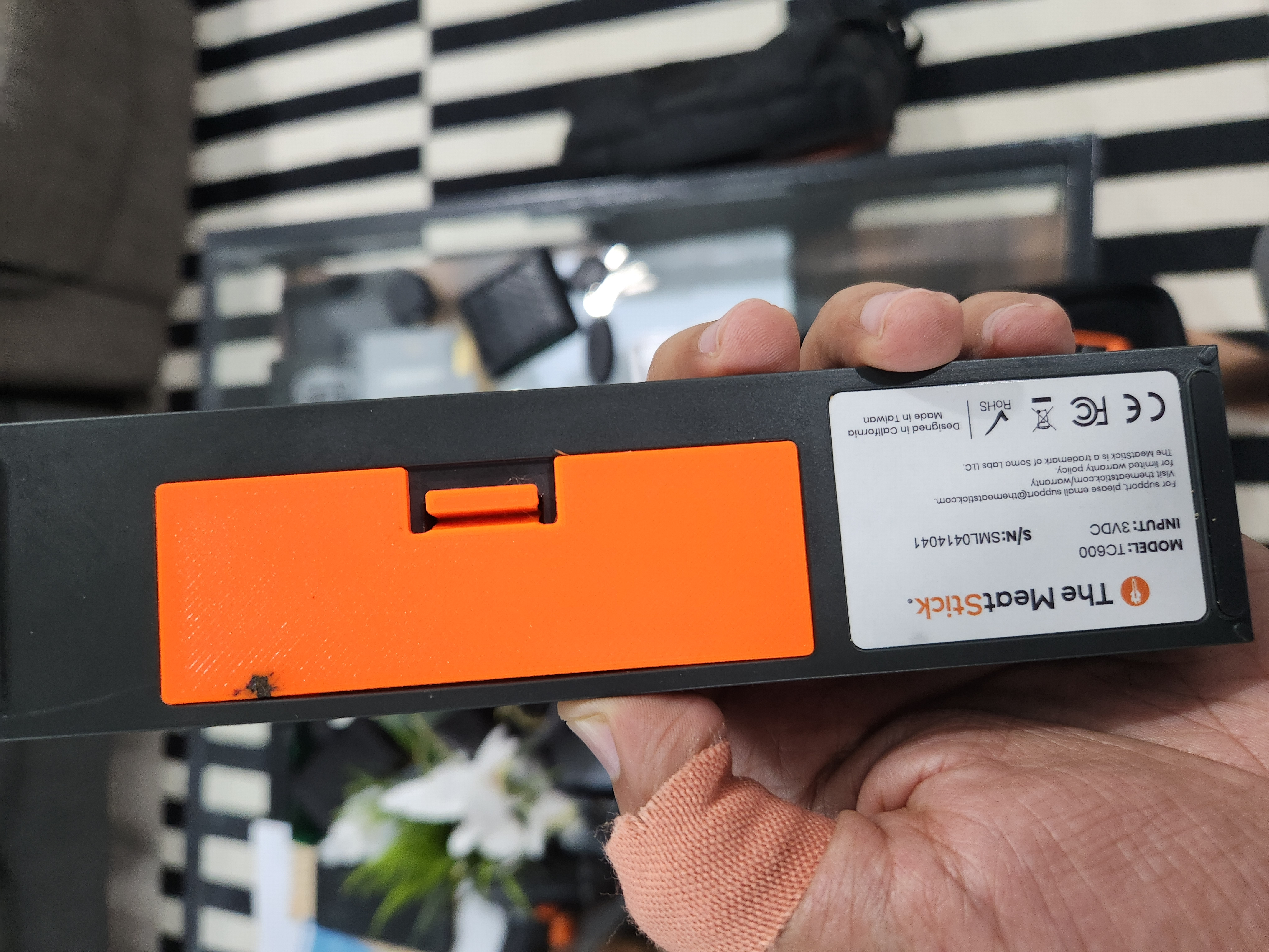 the meatstick charger battery cover
