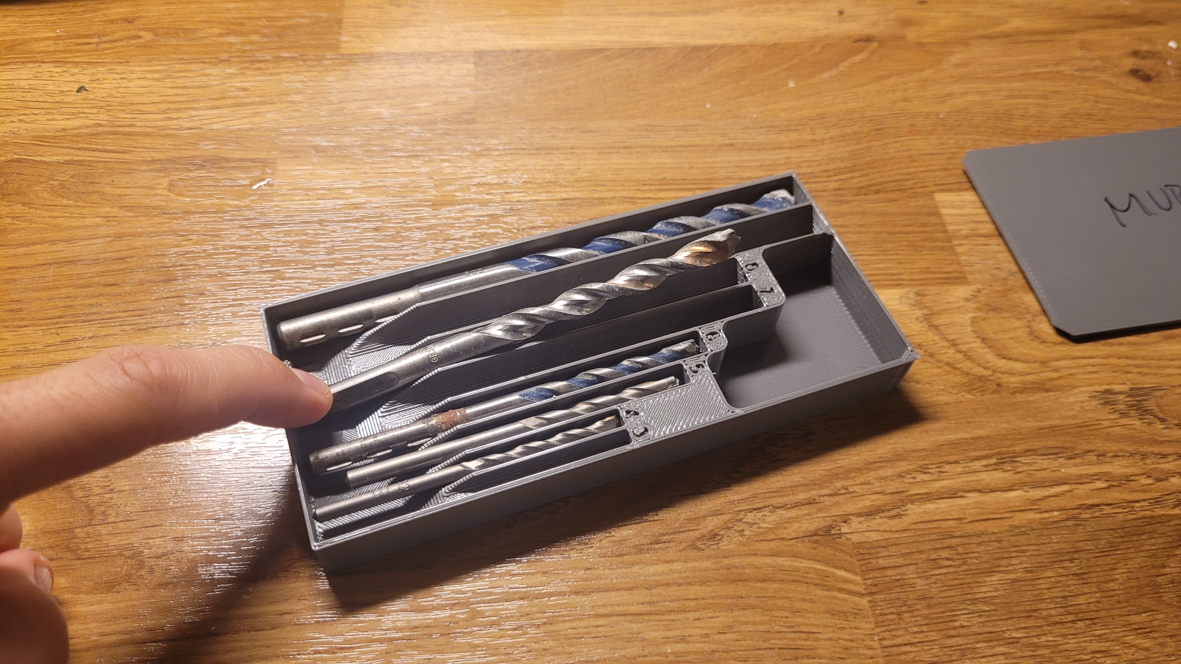 Miniatura 2 do modelo 3D Drill bit box
