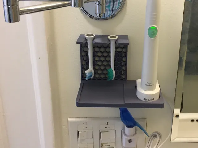 Sonicare brush and charger rack