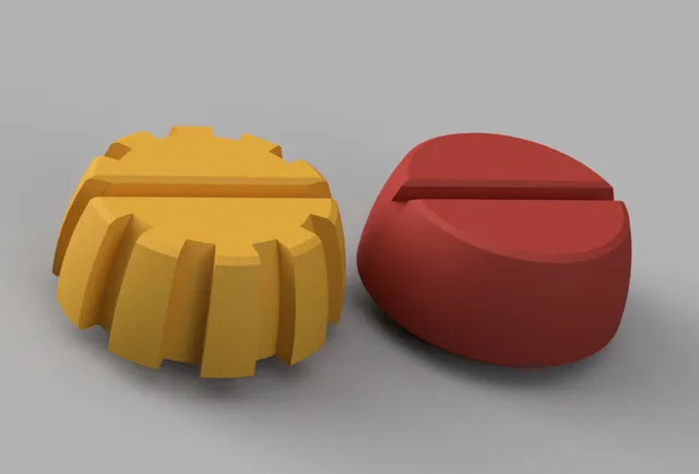 Volume knobs for 6mm axle
