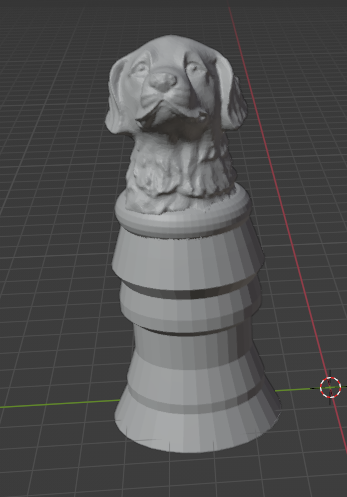 dog bishop chess piece
