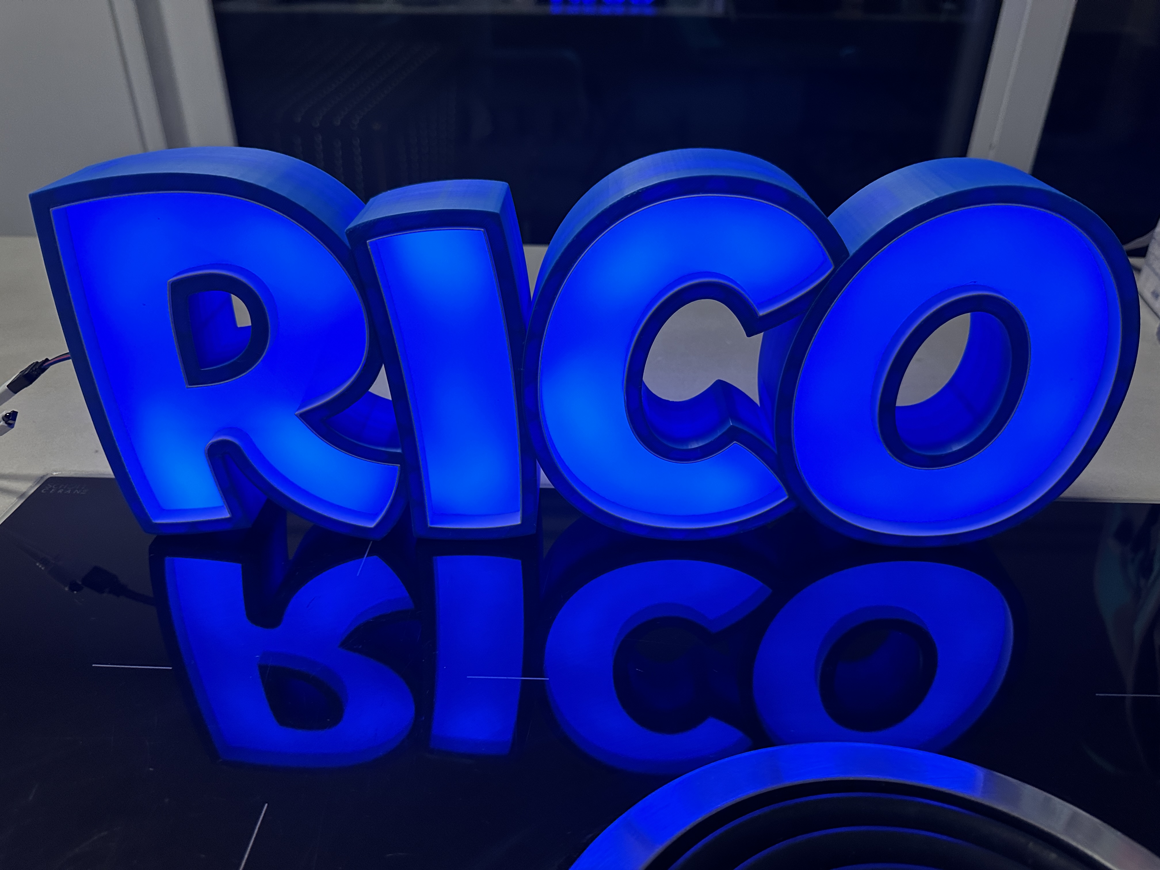 RICO LED- Namenslampe (Name lamp)