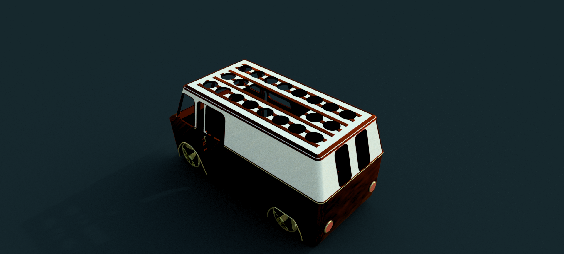 Miniatura 2 do modelo 3D Step Van