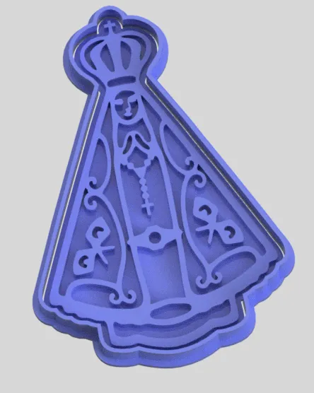 Nossa Senhora Aparecida - Cookie Cutter by João | Download free STL ...