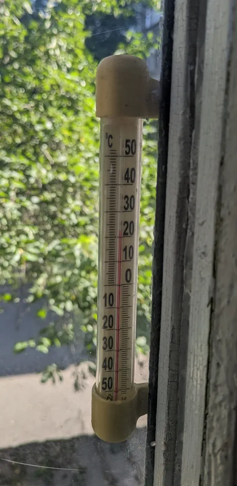 Outdoor Thermometer, Steel outside Window Thermometer