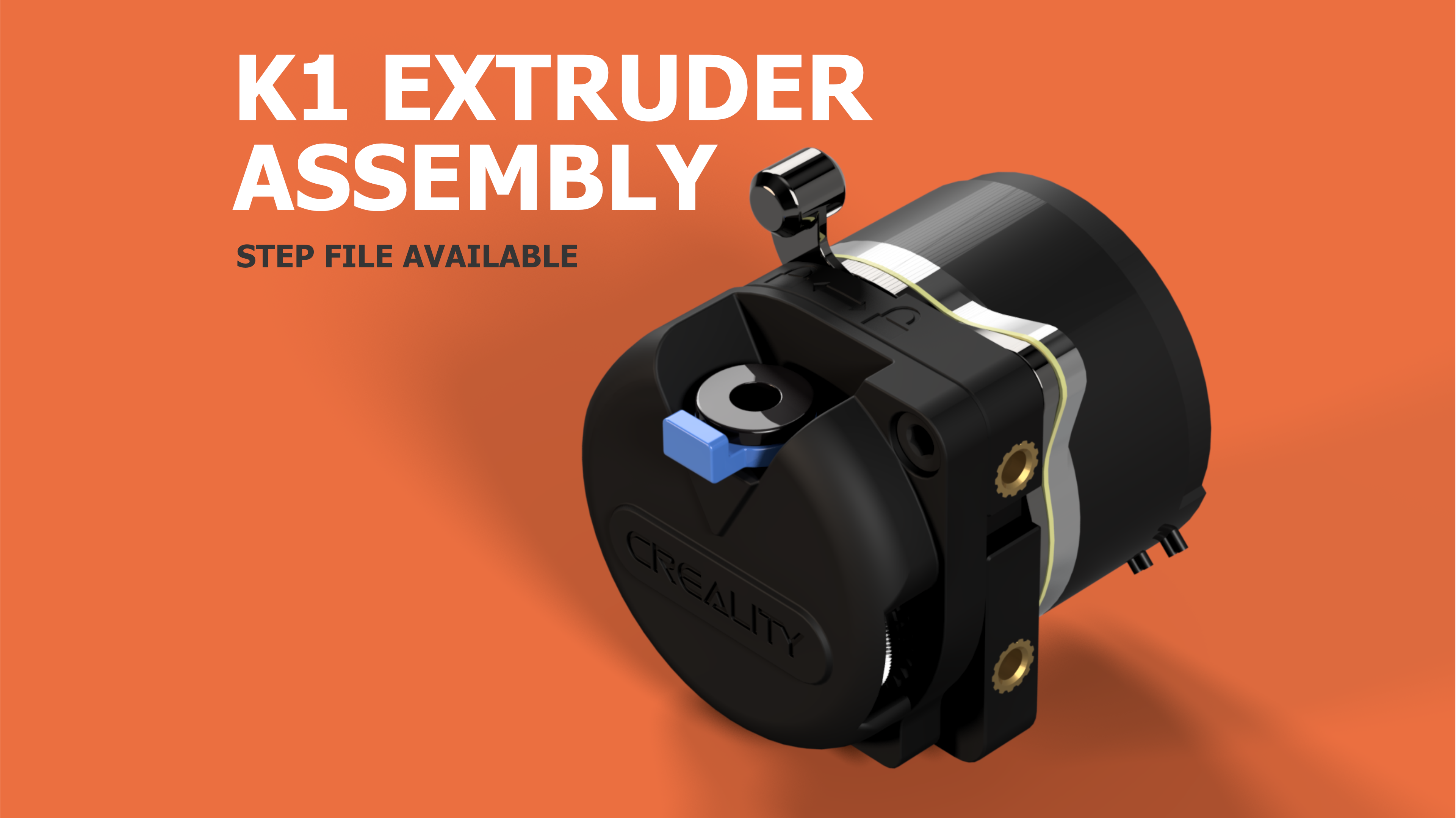 Creality K1 Extruder Assembly CAD by Henlor Download free STL model
