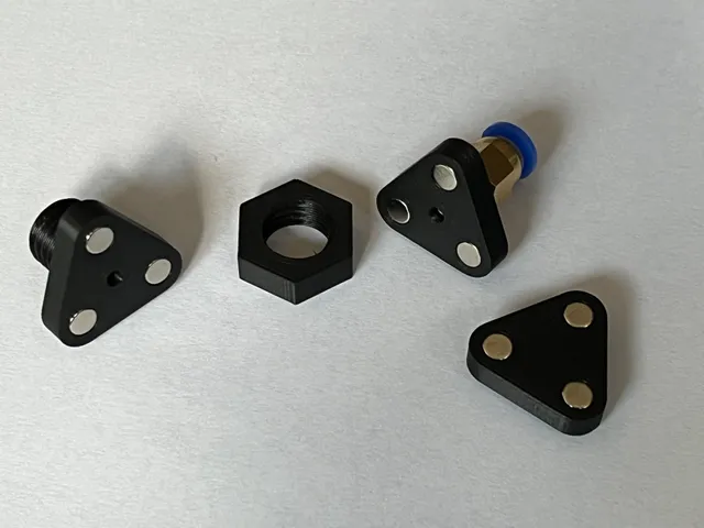 Dry Box Pass-Through with Magnetic PTFE Coupler