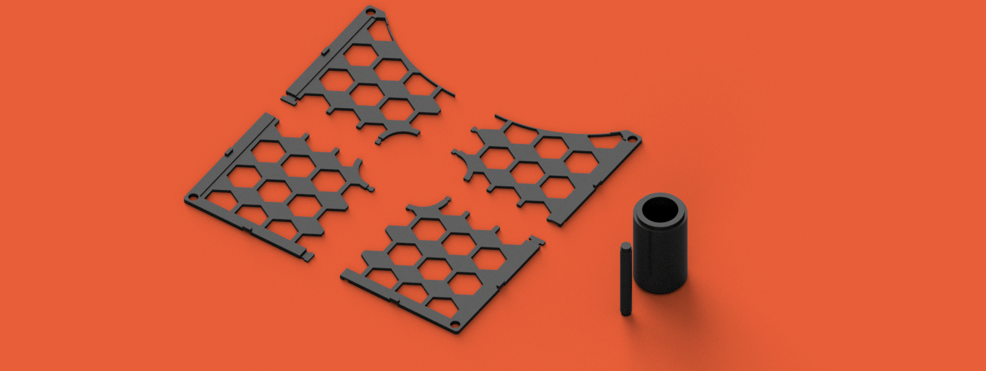Miniatura 6 do modelo 3D MINI printer Spool storage and holder