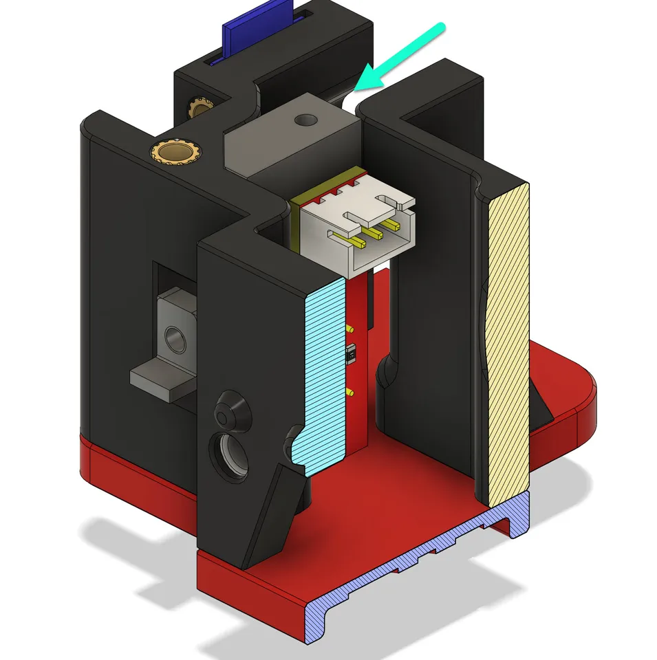 ercf enraged rabbit optical endstop for selector by ntchris