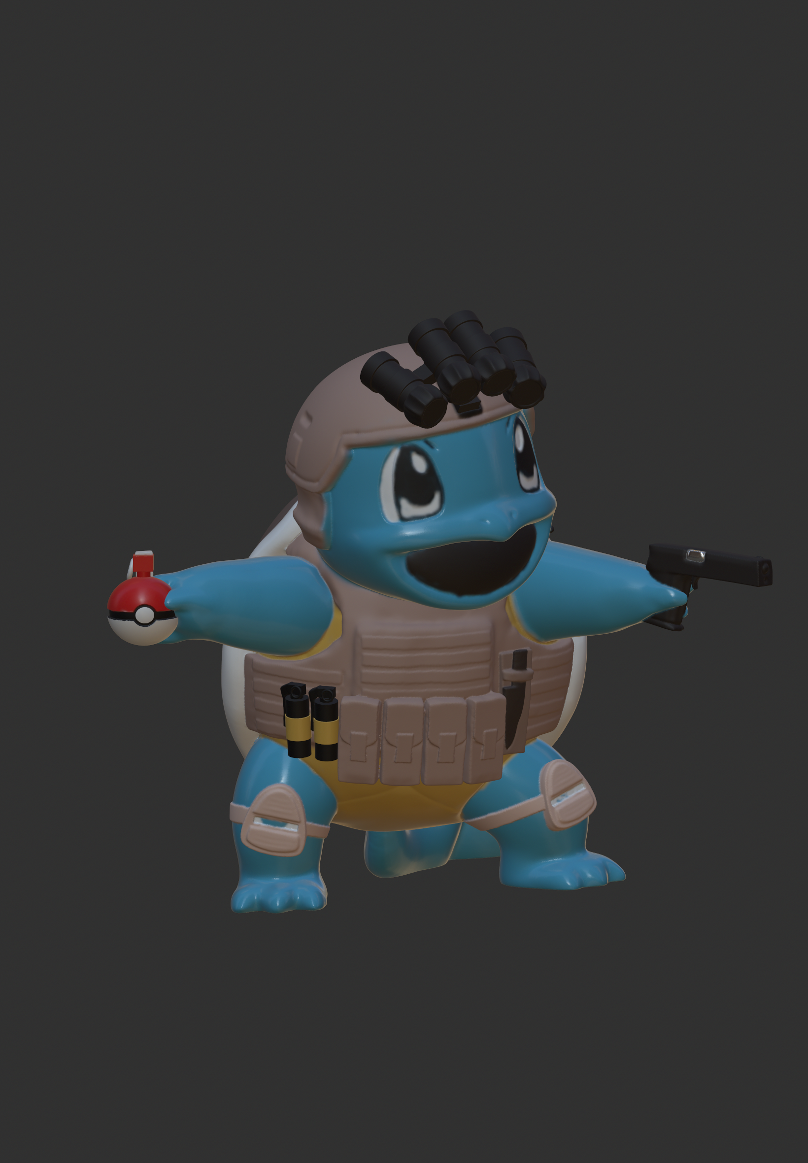 tactical squirtle — miniatura 2