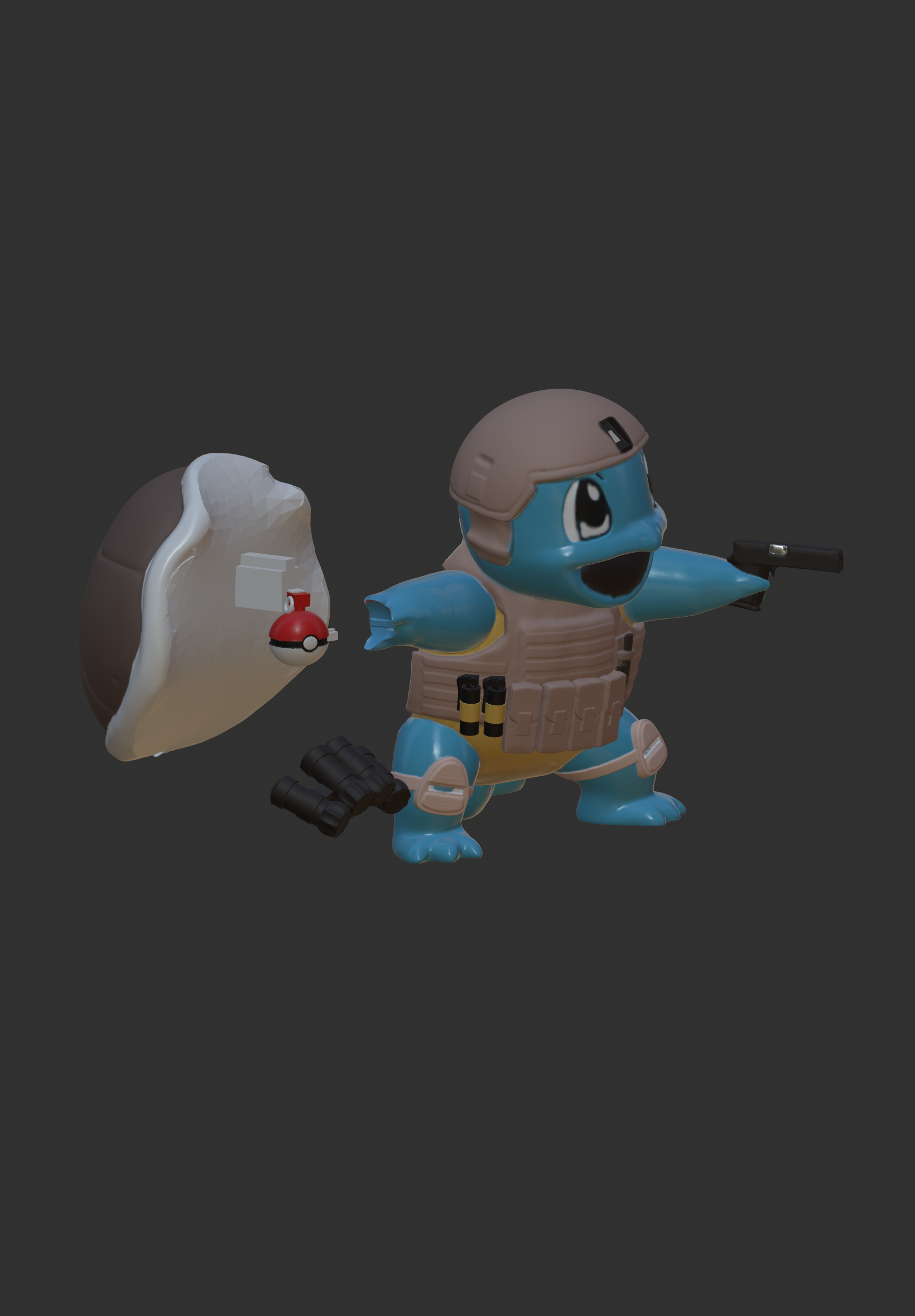 tactical squirtle — miniatura 3