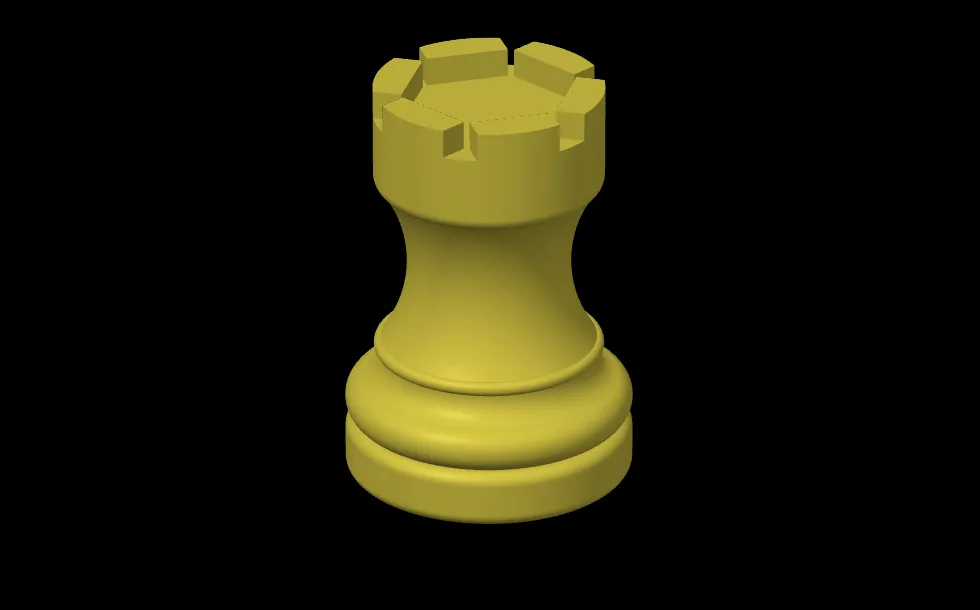 Rook Chess Piece | 3D model