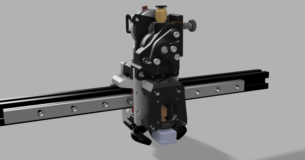 EVA 2.3 Toolhead for Ender 3 and Clones (Linear rail X) by at1047