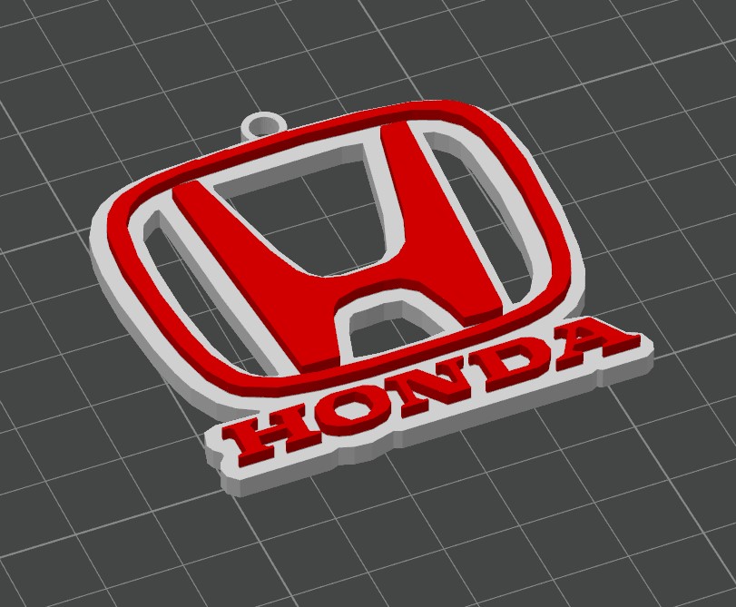 Honda Keychain by Metalhead Printing | Download free STL model ...