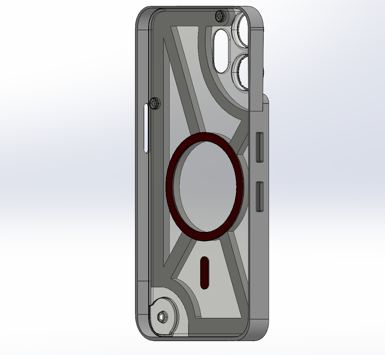 CMF Phone 2 Pro Case reinforce. 3D model thumbnail