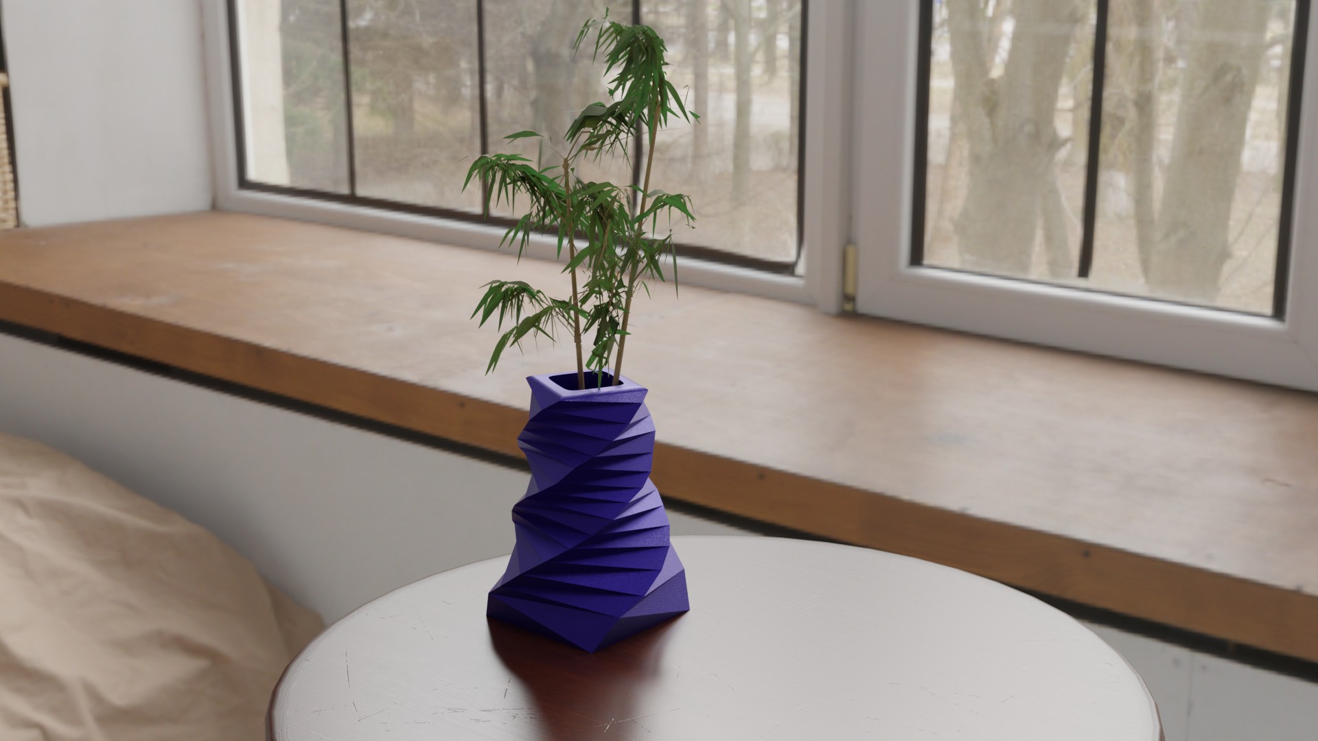 Miniatura 2 do modelo 3D Another twisted vase