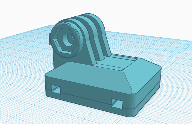 Gopro Mount by Nick Johnston | Download free STL model | Printables.com