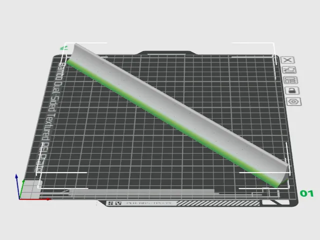 Bambu lab X1C P1P P1S Base Edge Ramp / Insert | Filapoop scoop | Chamber ramp easy debris removal | one piece