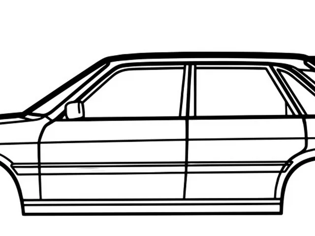 Audi 90 Silhouette Wall Art