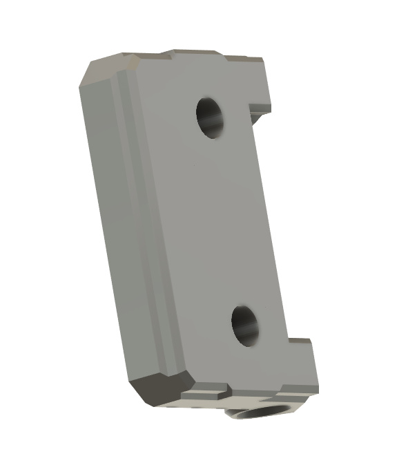 Glados mount for straight surface