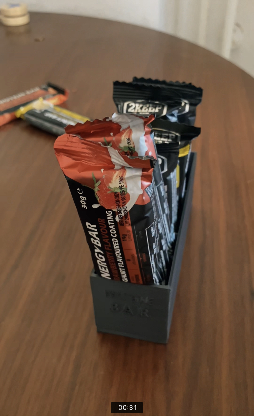 Protein Bar Box Snack Oragnizer